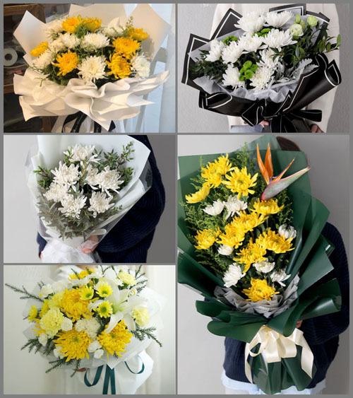 贵州贵阳花溪区贵筑社区服务中心白事花束代送